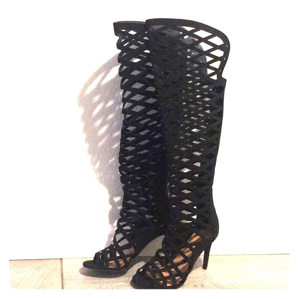 Paprika Witness Over-the-Knee Boots - Black